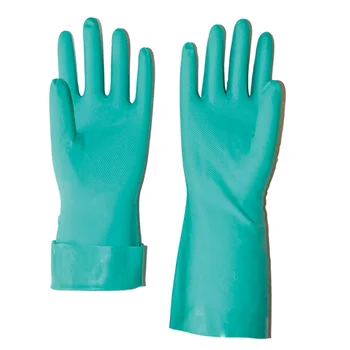 Kitchen Car Wash Waterproof Silicon Gloves Nitrile Rubber Light Medium Thickness Long Cuff for Everyday Use Home Machines