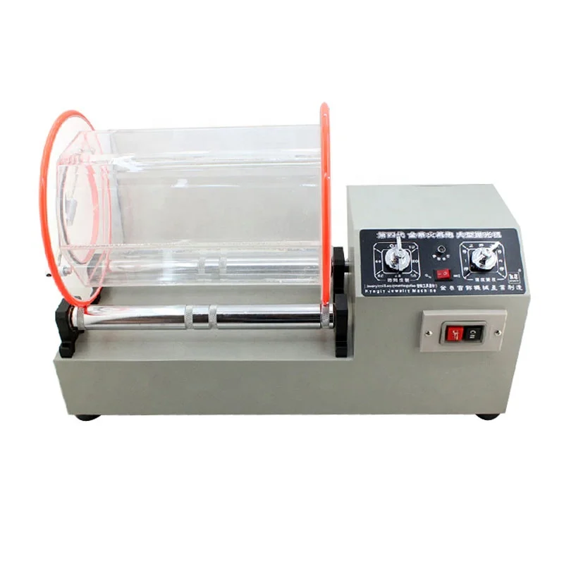 KT-1320 Large Capacity 15kg Rotary Tumbler 220V Metal and Plastic Jewelry  Polishing Machine with Rock Polisher Equipment