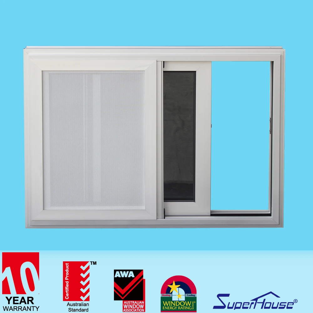 NFRC Certified double glass thermal break aluminium windows sliding window