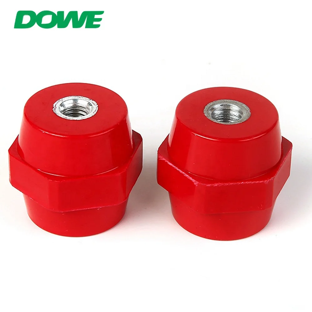 Cheep Price Red Color SEP3532 DMC Low Voltage Electrical Insulators Conical Busbar Insulators Electric Insulator Blocks