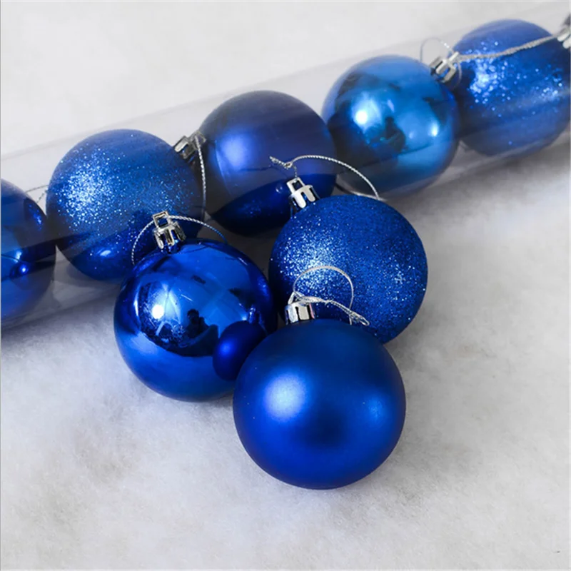 large blue ornaments