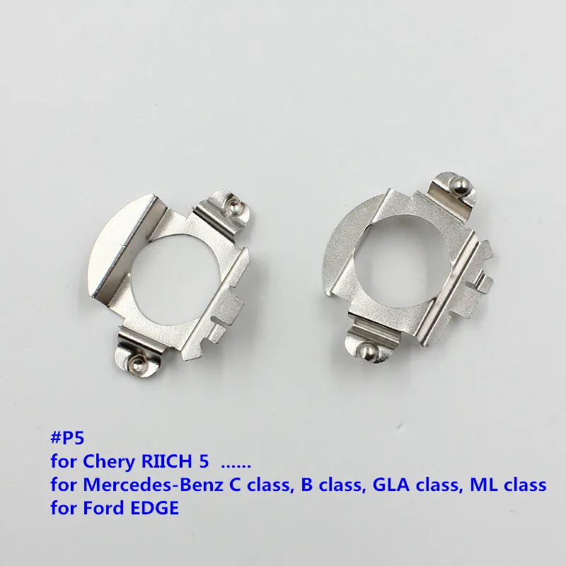 H1 H7 LED Headlights Adapters Base Clips Adaptor for Honda for VW for BenzOpelAUDI Car LED Headlight Adapter Bulb Holders