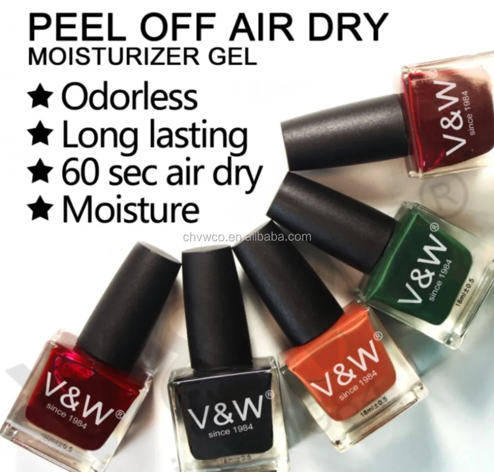 Стойкий увлажняющий отшелушивающий на воздухе косметический продукт 14 дней лак для ногтей цветной гель лак для ногтей Фирменная торговая марка