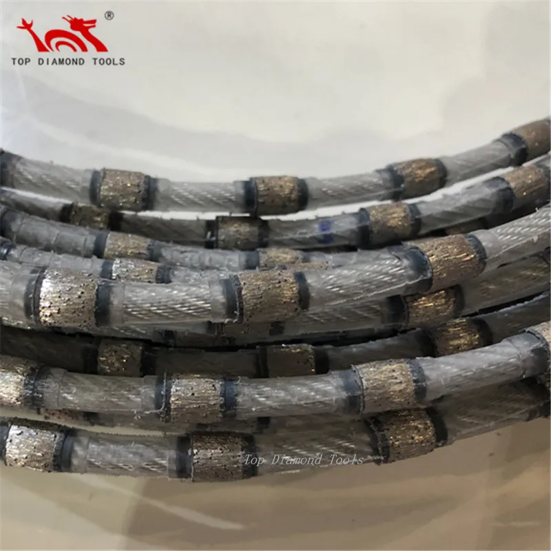 Алмазная тросовая пила 11,5 мм для резки гранита