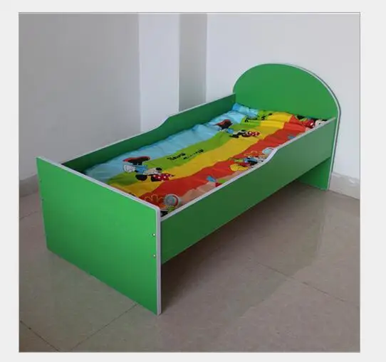 New Design Low Price Colorful Panel MDF Wooden Loft Bunk Bed Kids Bunk Bed for Kindergarten Furniture