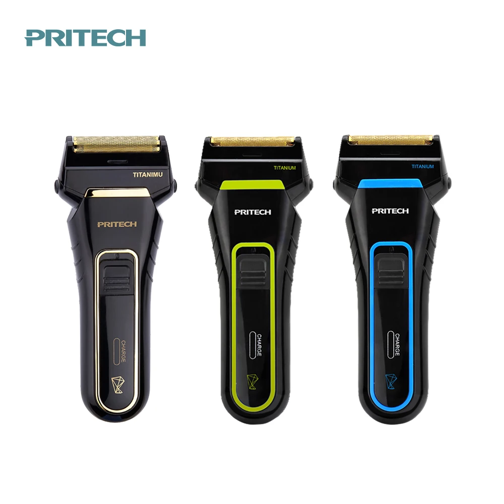 Недорогая электрическая бритва с плавающей головкой PRITECH чистящей
