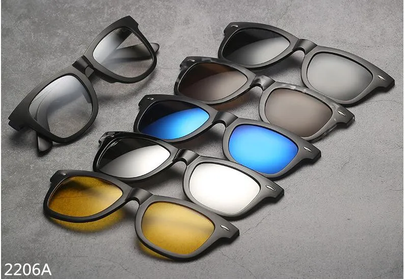 Eyeglasses In Magnetic Lens Swappable Sunglasses Ray Ban Blue