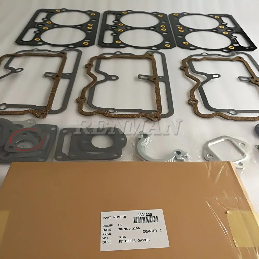 Cummins NT855 Top Gasket Kit - OEM Upper Engine Gaskets