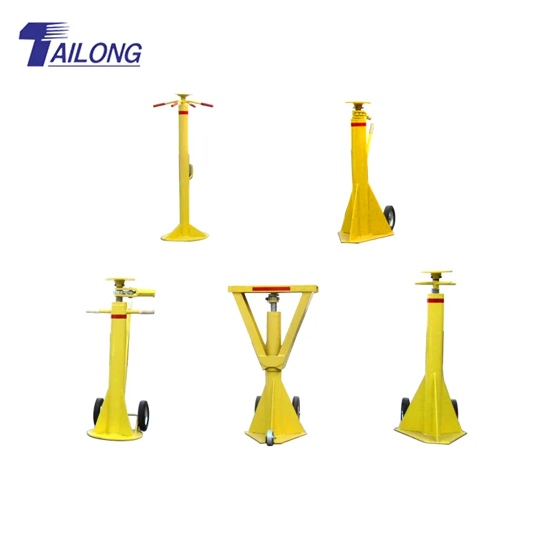 TL Trailer Stabilizing Screw Jack Steel 80000LBS Lifting Capacity Powder Coated ISO9001 Certified TSJ001 51.5" Max Height 1 Year