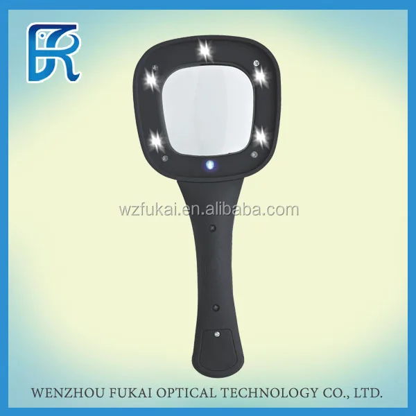 TH-600558 ручной прямоугольные пластиковые Лупа увеличительное стекло