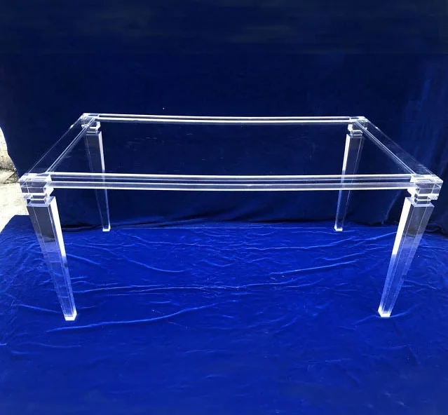 Custom Acrylic Console Table Manufacturer Clear High Quality Acrylic