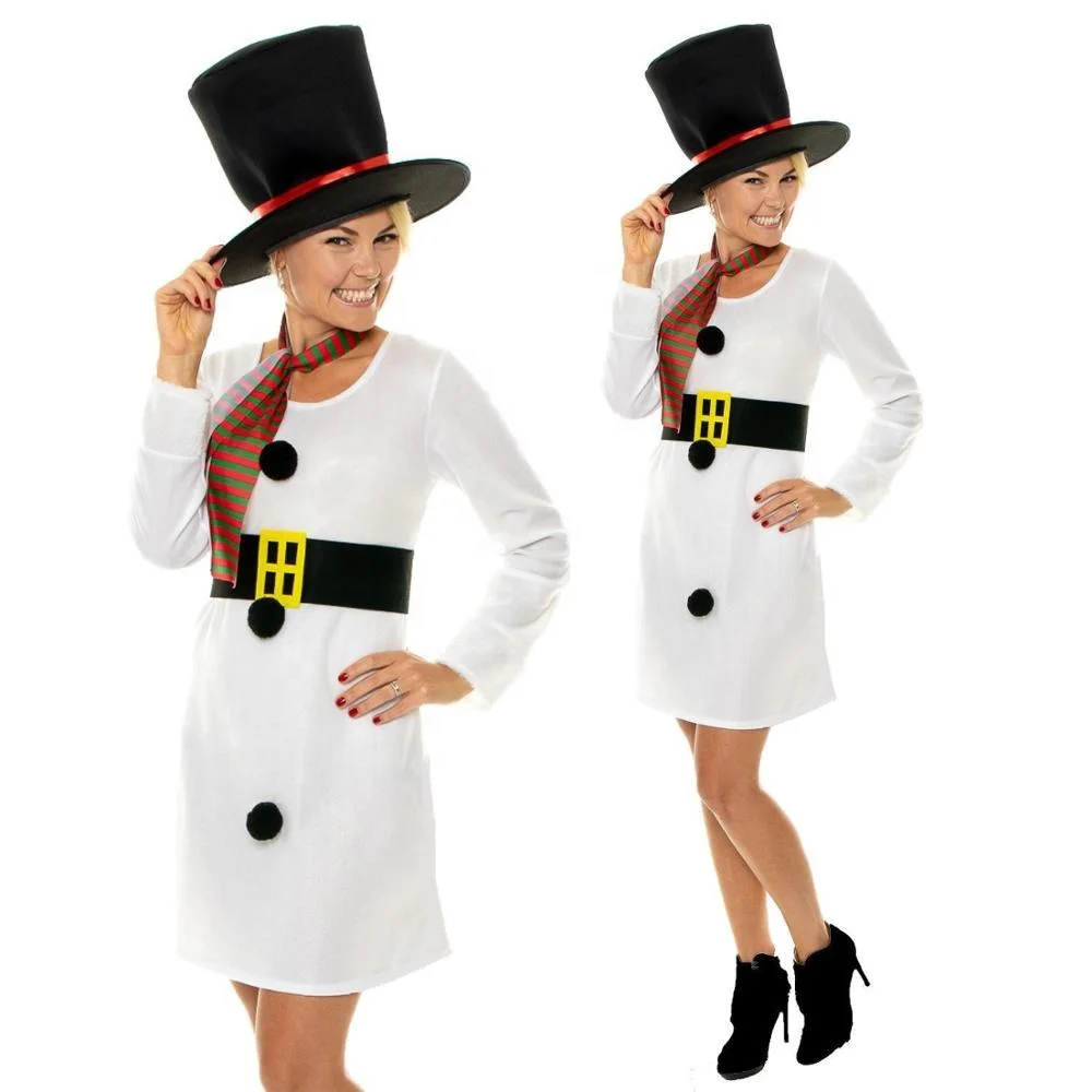 Ladies Miss Snowman Costume Sexy 