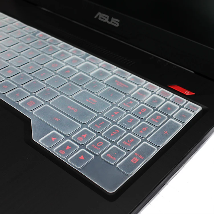 Пылезащитный чехол для клавиатуры, водонепроницаемый силиконовый чехол для ноутбука asus FX63