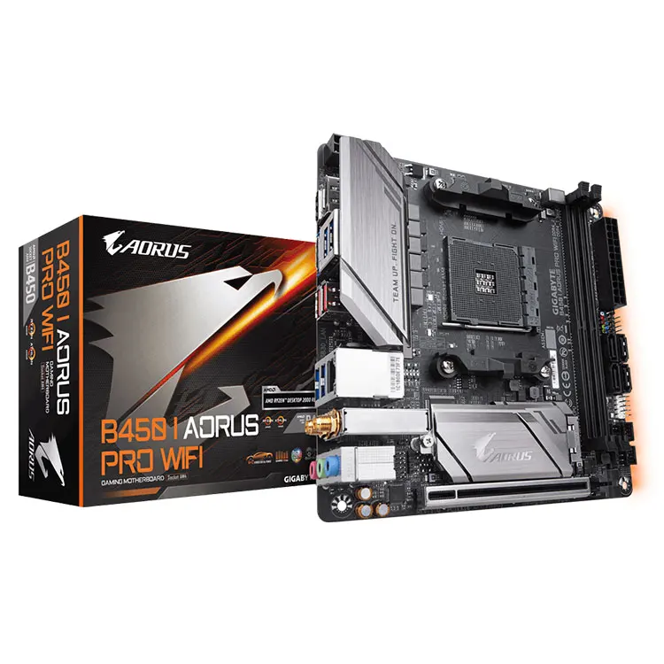 GIGABYTE AMD B450 I AORUS PRO WIFI 32GB DDR4 AM4 Socket Mini-ITX SATA M.2  Motherboard| Alibaba.com