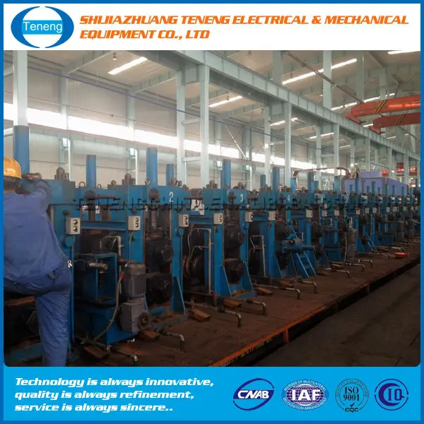 
Высокочастотный (HF) сварной стальной трубогибочный станок TIENENG HG168 ERW с прямым швом 