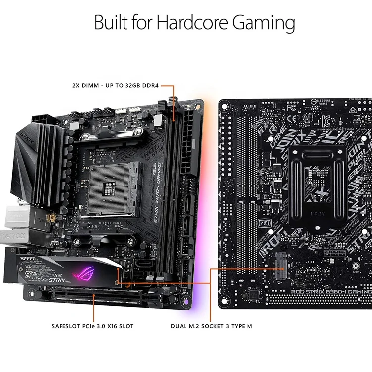 ASUS ROG STRIX X470-I GAMING - AMD AM4 Motherboard