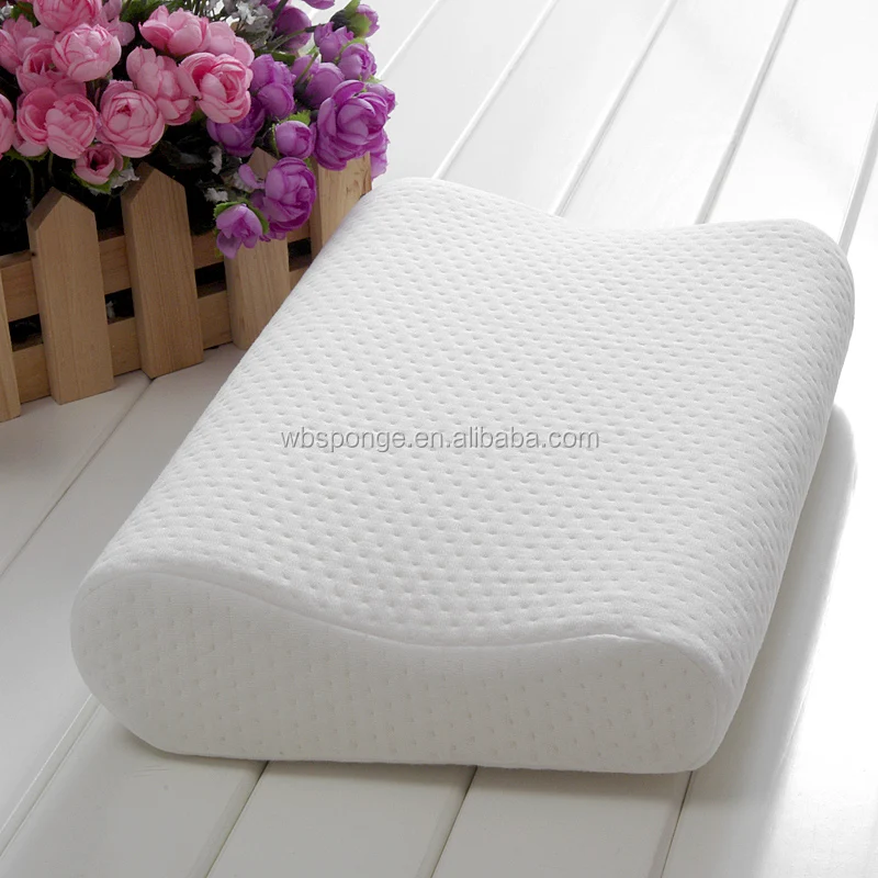 Moulded Visco Elastic Private Label Gel Contour Memory Foam Massage Pillow Orthopedic Cervical Neck Pillow