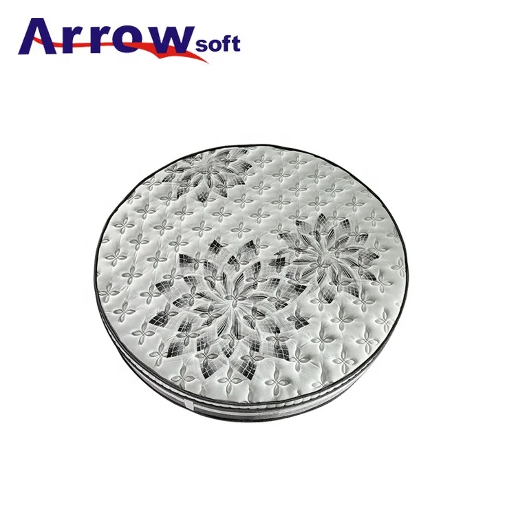 OEM ODM High Density Foam king Size Round Bed Mattress