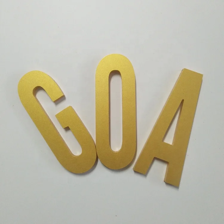 Large Small Size Plastic Letters Custom 3d Gold Paint Acrylic Alphabet Letters With Cheap Price