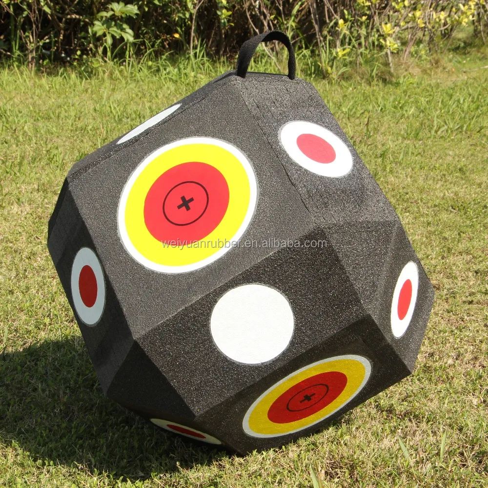 3d Cube Archery Target Dice Eva Foam Target Indoor And Outdoor Shooting