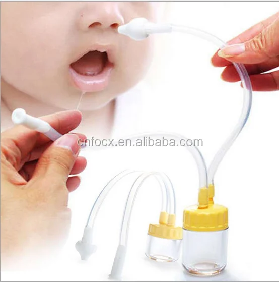 Aspirador nasal bebé seguro limpiador de nariz de succión de vacío moco nasal inhalar