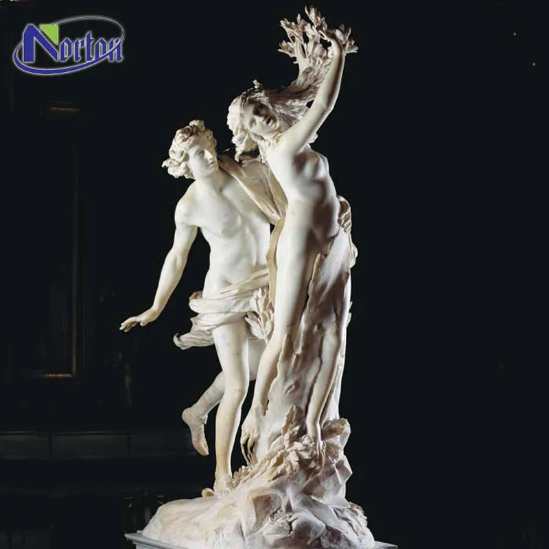 Famous Statue Ancient Greek Mythological Figure God Sculpture Marble Sculpture of Apollo and Daphne
