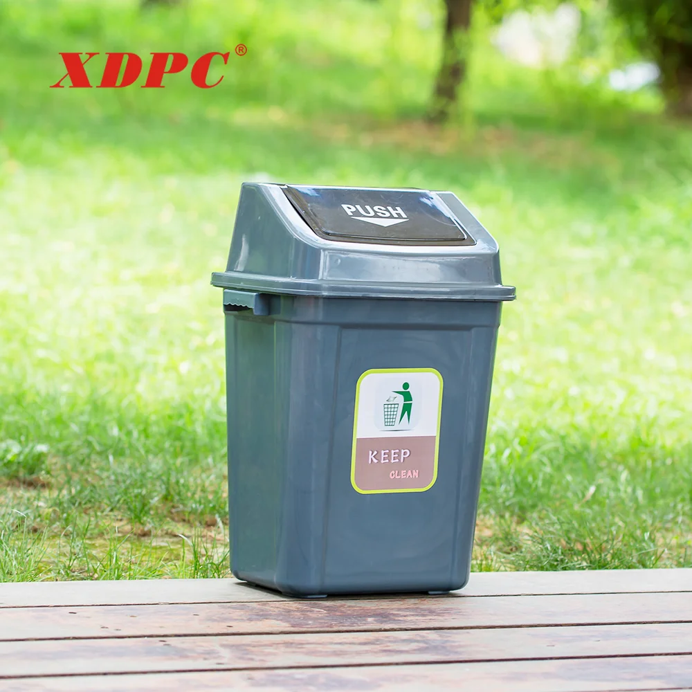 XDPC китайская фабрика мусорный барабан емкости для отходов пластиковые контейнеры переработки пищевых пыли отелей
