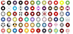 Realcon Wholesale Crazy Nice Colored Halloween Contact Lens Contacts Factory