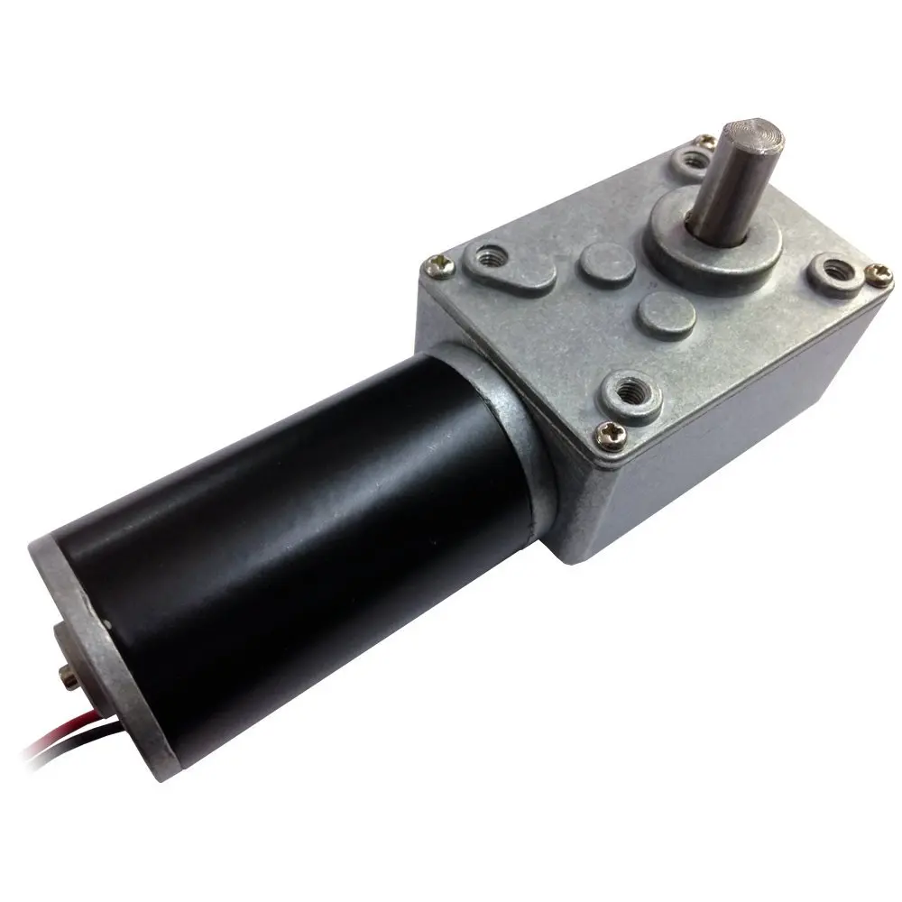 12V/24V High Torque 8-470Rpm DC Gear Motor With Electric Gearbox Reducer For DIY