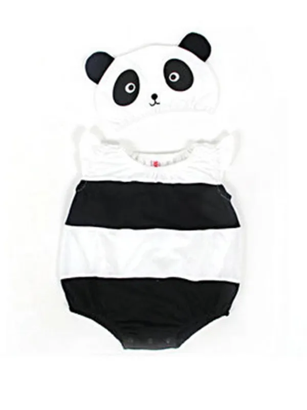 
 Новый супер милый большой глаз панды младенческой костюм KK358  