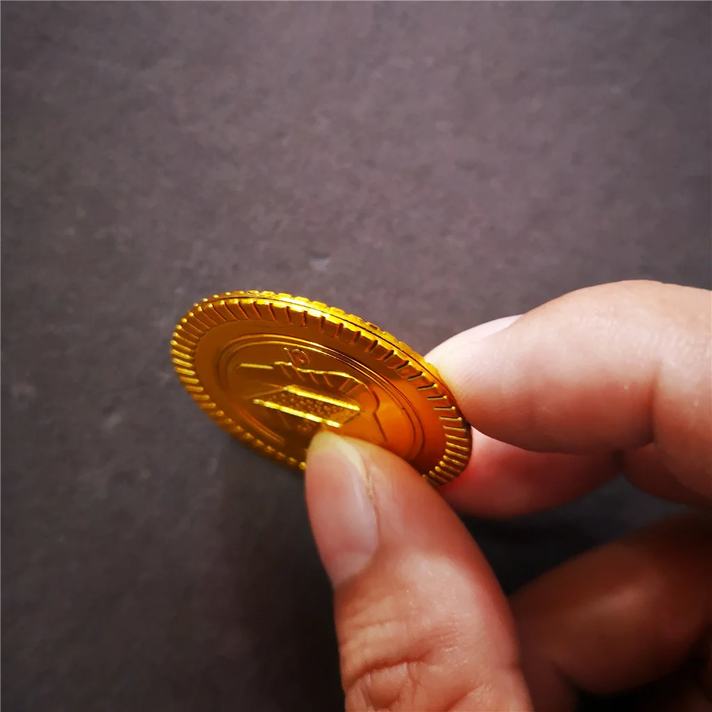 
 Гальваническое пластиковое пиратское сокровище, золотые монеты, игрушка  