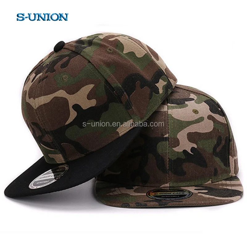 plain camo snapback