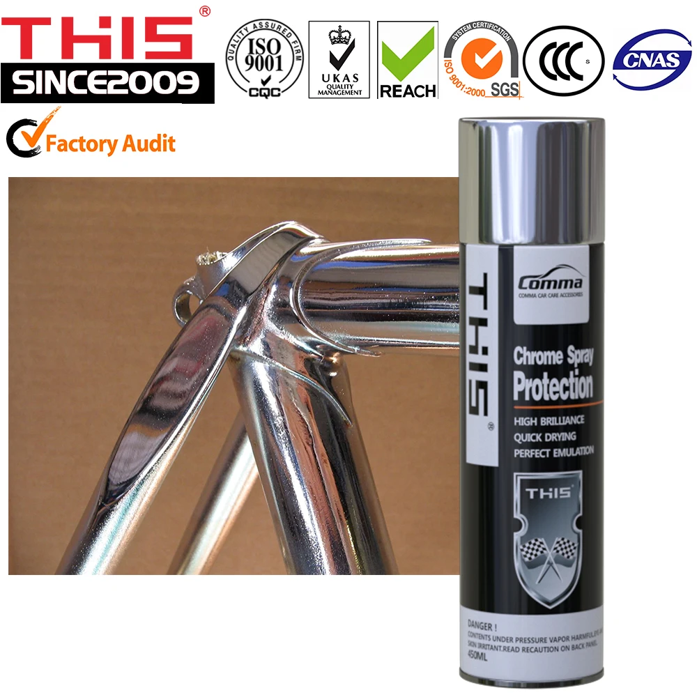 Quick-Drying Strong Adhesion Chrome Gold Spray Paint for Metal - China  Paint, Spray Paint