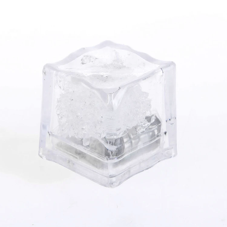Multi Color Led Glow Ice Cube Fast Slow Flashing Led Light up Ice Cube Led Ice Cubes for Drinks Bar Party Wedding Decorations