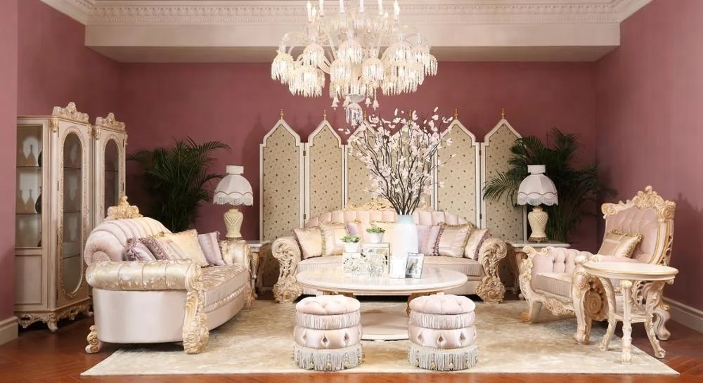 Bisini роскошный стильный чехол-накладка резной королевская мебель деревянный вид в разрезе классическая гостиная диван-BF07-10065