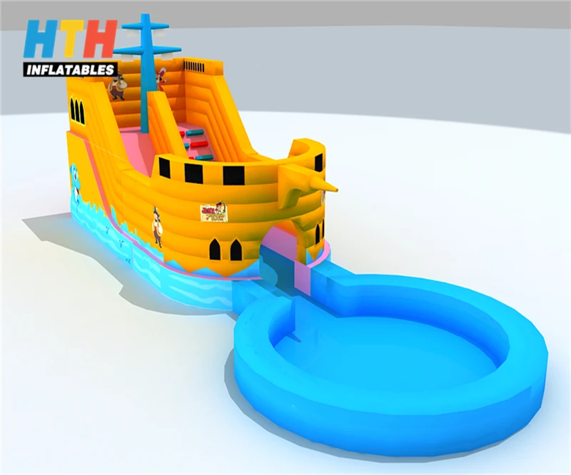 inflatable pirate ship pool