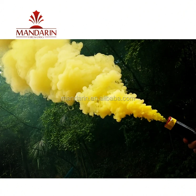30s Cheap Price Handheld Daytime Hand Flare Smoke Fireworks From