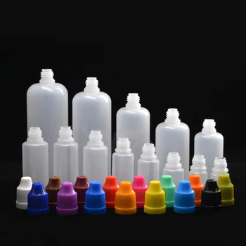 Obrou 1oz 60ml liquid drop bottles 3ml 5ml 10ml 15ml 30ml 50ml 120ml plastic dropper bottle oil bottle with childproof cap