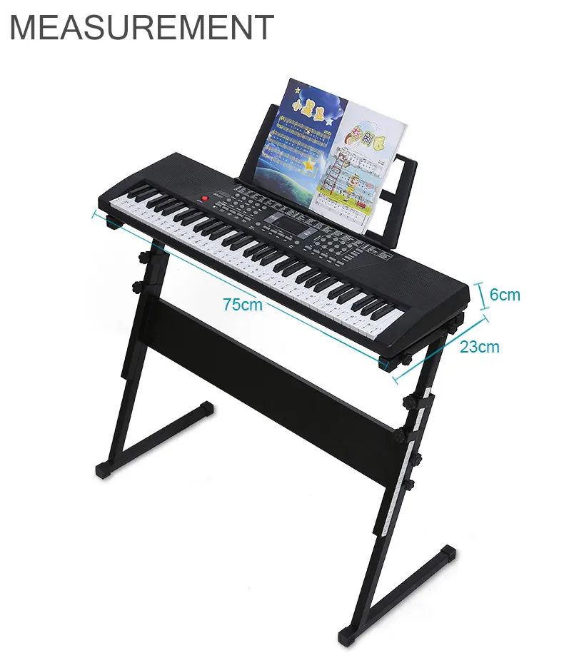 BD Music Digital 61 Keys Electronic Musical Kids Toy Keyboard For Wholesale details