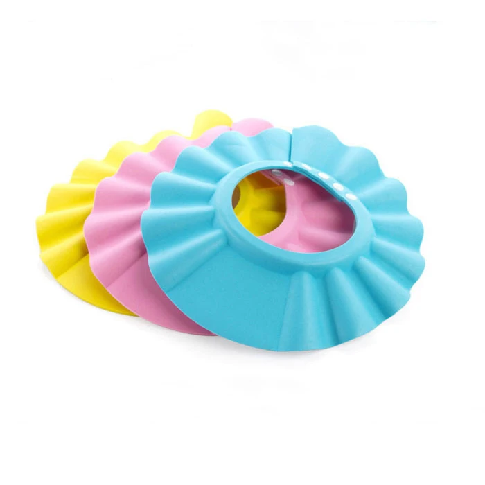 Baby Bath Hair Shield - Shampoo Bath Shower Cap Adjustable Soft Hair Wash Props Baby Wash Hair Shield Eva Foam Child Head Circumference Hat Buy Online Baby Bath Skin Care At Best Prices In Egypt : Manito baby shampoo shower hat, bath time visor to shield water from face and eyes, orange/yellow.