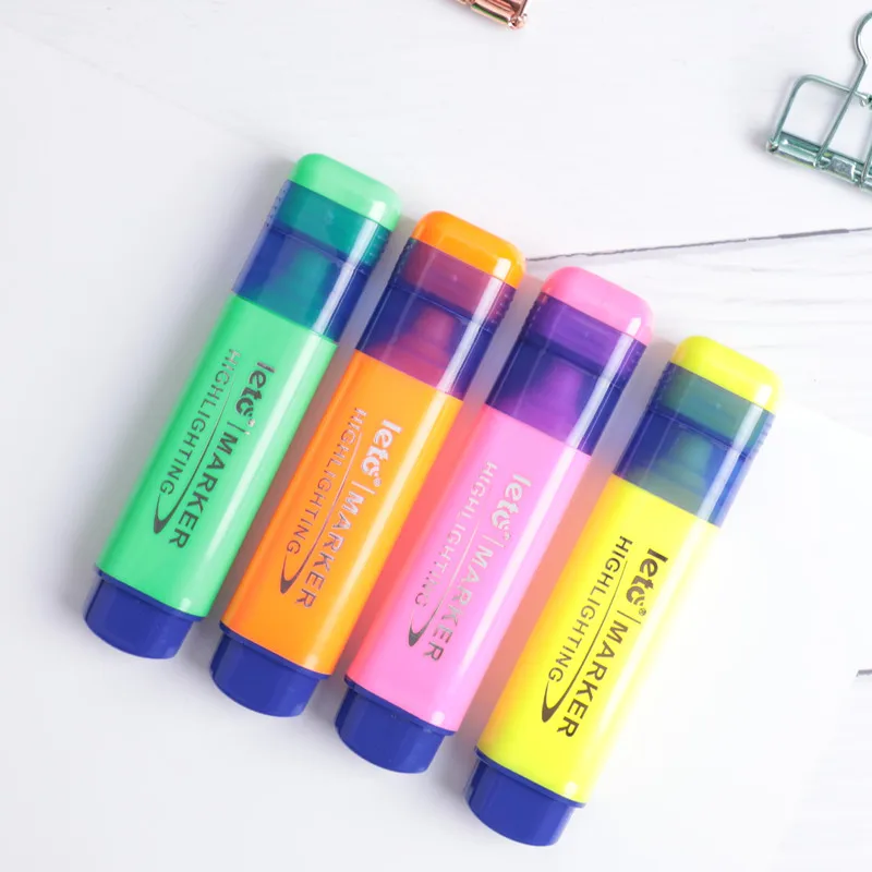 Definite Highlighter Pen Neon Color 1.0 mm Superfine Tip Nib Sketch –  ADDVenture