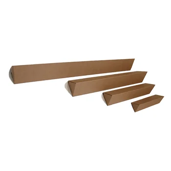 Triangle Brown Triangular Postal Boxes Triangular Postal Tubes - Buy ...