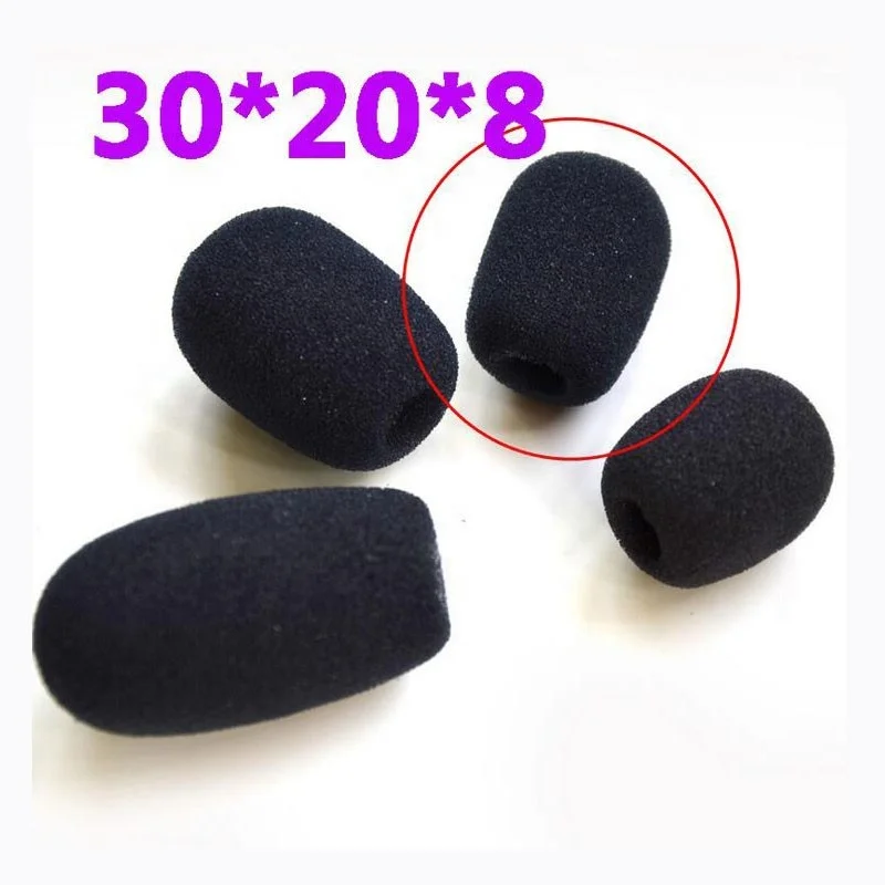 Factory Price Best Price Small Microphone Windscreen Mic Foam Cover Sponge 30*20*8mm Mini
