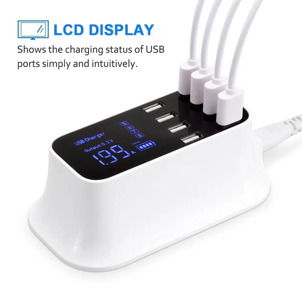 Caricabatteria FIFO UK Caricabatteria Da Parete UK Dual USB | 2 Porte (Type-C USB-A) Cavo 4 Piedi, Spina 3 Pin Upower 43