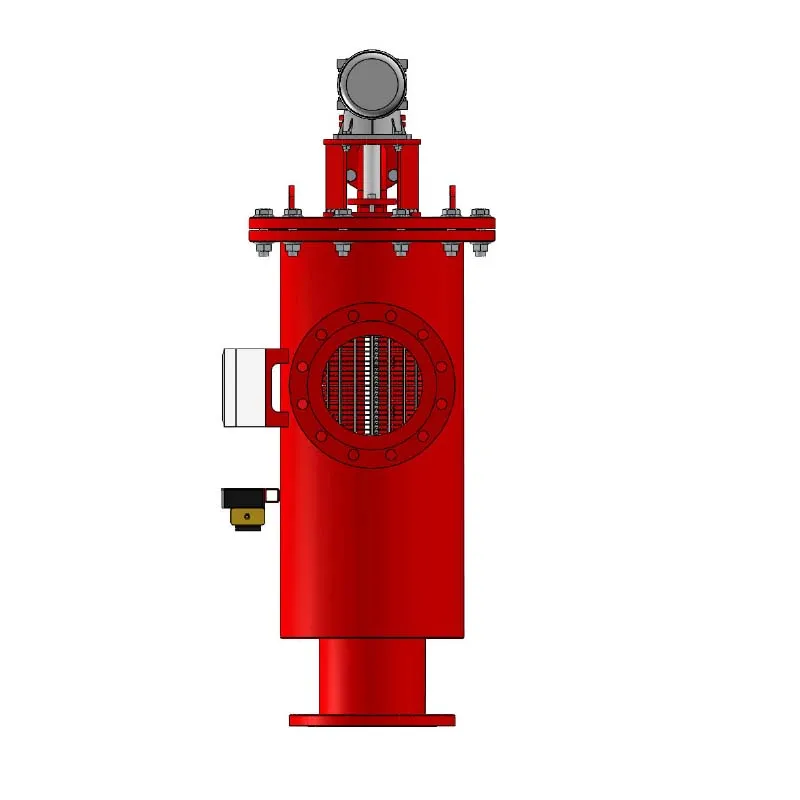 AIGER Farm Machinery Vertical Motor Drive Self Cleaning Water Filter