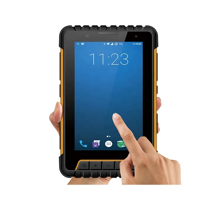 HT368D Industrial Rugged Android 7 Inch Tablet PC Stock Industrial Computer with QR Barcode & UHF RFID Reader Industrial Tablet