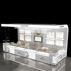 Custom Small Jewelry Showcase Display Shop Jewelry Kiosk For Mall