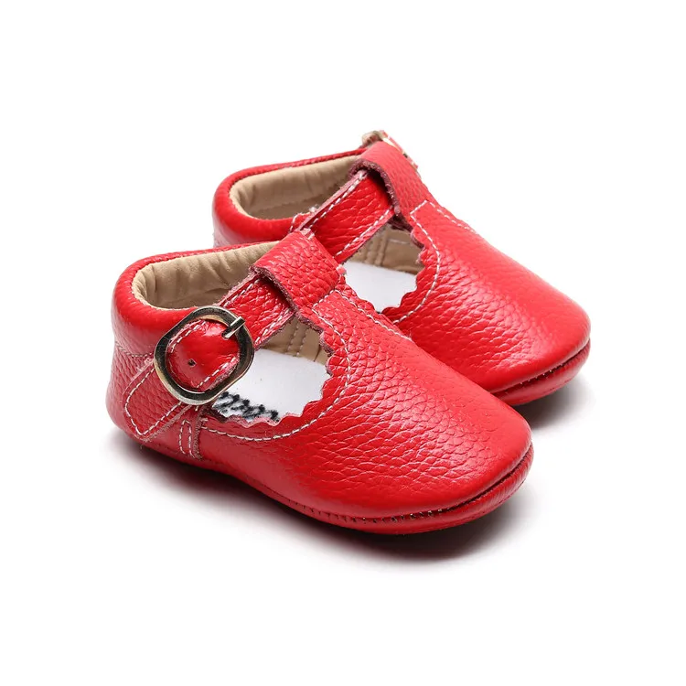 Детские Туфли Мэри Джейн, натуральная кожа, Мокасины, Нескользящие, для прогулок, для маленьких девочек и мальчиков