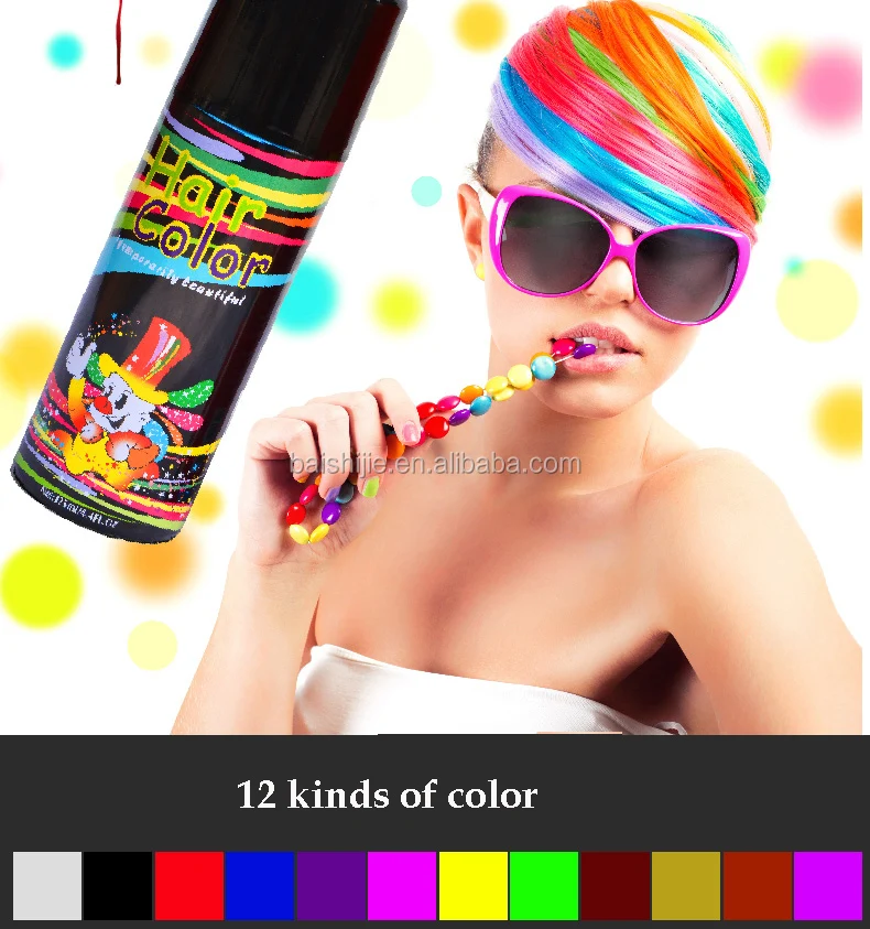 Лучшее качество, краска для волос, моющаяся краска для волос, блеск-спрей