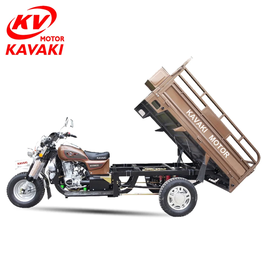 KAVAKI Motor 150CC 200CC Gasoline Motorcycles Three Wheel Cargo Tricycle